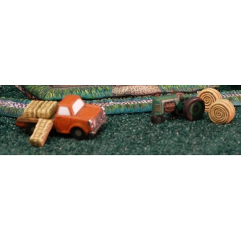 Plaster Molds - Truck, Tractor, Haybales